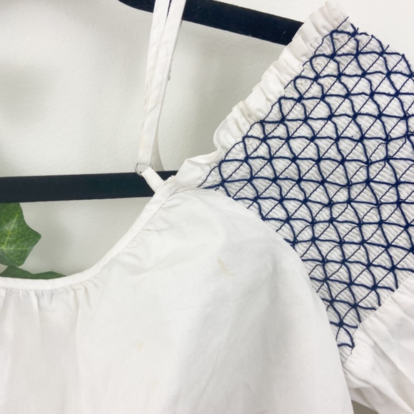 Rebecca minkoff embroidered white Tiffany top XS - Picture 4 of 11